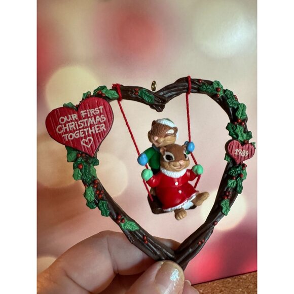VTG Hallmark Keepsake Ornament – First Christmas Together (1989) - Picture 7 of 10